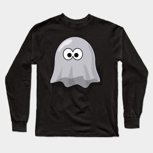 halloween Funny Eye Ghost Long Sleeve T-Shirt